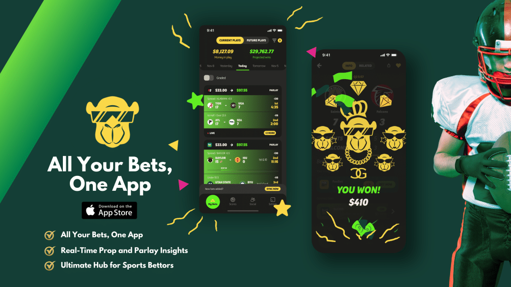 WINNING NEVER WAITS! Your all-in-one hub for tracking wins, live scoring, and endless entertainment. Tap below to start!