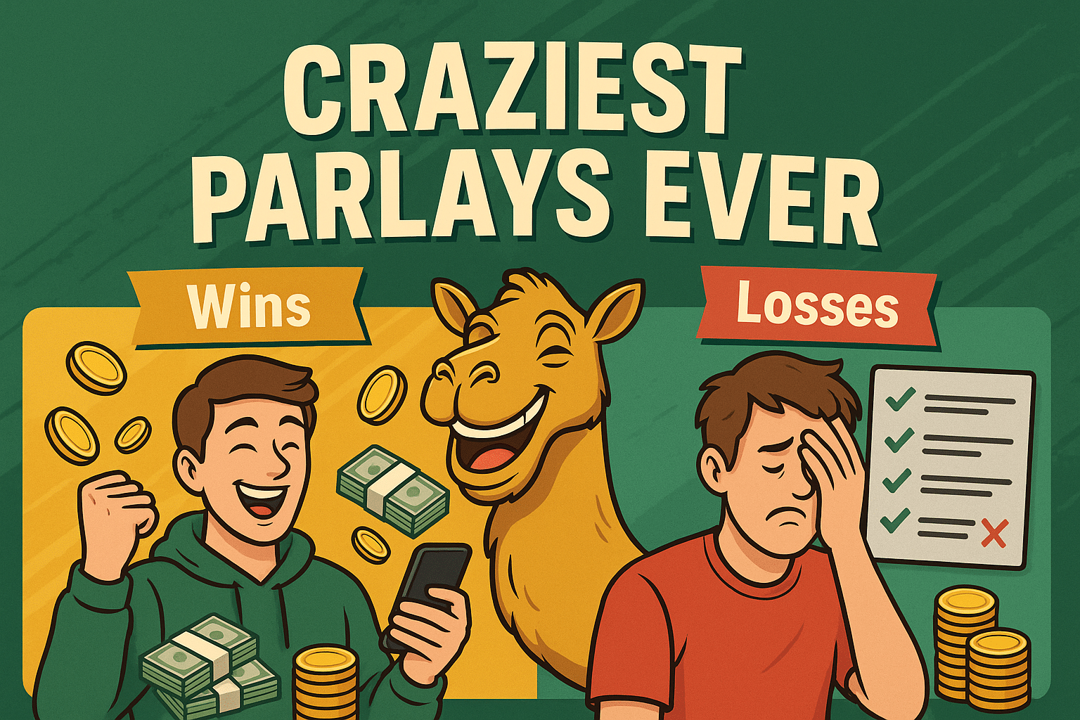 10 Craziest Sports Betting Parlays Ever (Wins & Epic Fails)